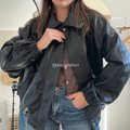 BOMBER ECO CUERO