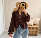 BLUSA FLOR BORDADA